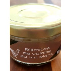 POULTRY RILLETTE IN WHITE WINE 80 g.